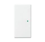 ABB Basic 55 Альпийский белый Клавиша двойная free@home ABB Basic 55 Альпийский белый Клавиша двойная free@home