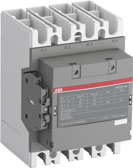 ABB Контактор AF205-40-22-11, катушка 24-60В AC/DC