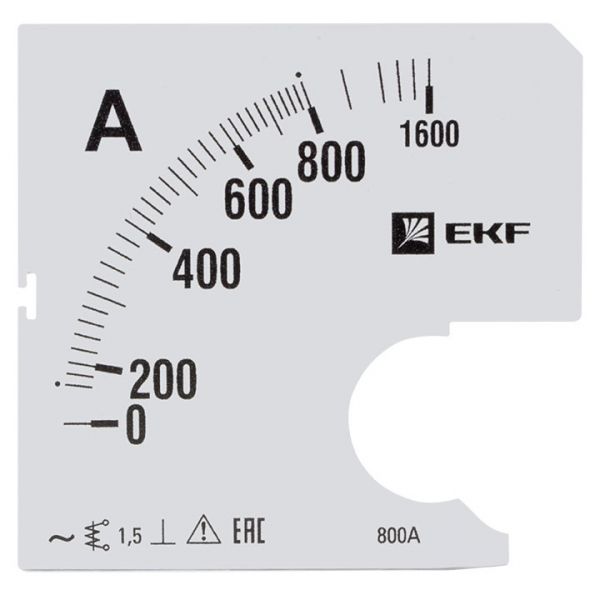 EKF PROxima Шкала сменная для A961 800/5А-1,5