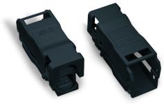 Wago рельефный корпус 3-пол. с фиксирующим зажимом, белые 890-513