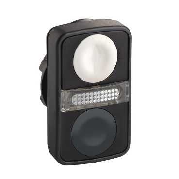 SE XB5 Головка кнопки двойная без маркировки + LED ZB5AW7A1720
