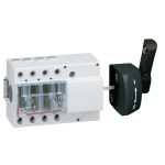 Legrand Vistop Рубильник 4Р 63A боковой привод, красная рукоятка/желтая панель Legrand Vistop Рубильник 4Р 63A боковой привод, красная рукоятка/желтая панель