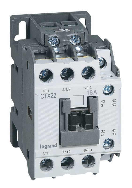 Legrand CTX3 Контактор 3P 18A 1но1нз ~230V