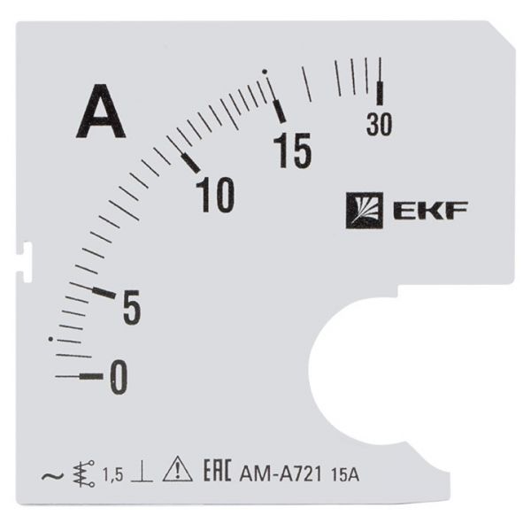 EKF PROxima Шкала сменная для A721 15/5А-1,5