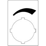 ABB Шильдик для потенциометра