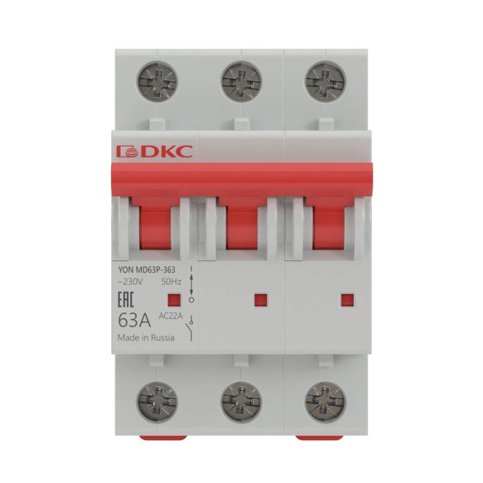 DKC Выключатель нагрузки модульный YON MD63P-363