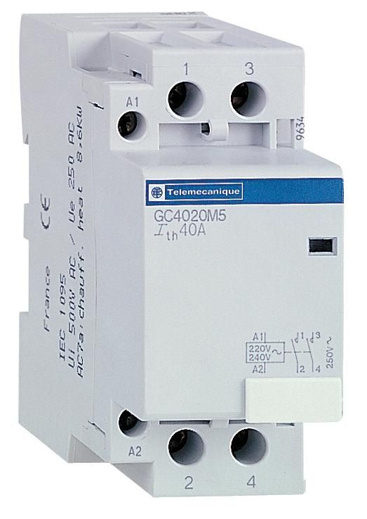 SE Contactors K Контактор модульный 4P (2НО+2НЗ) 25А цепь управления 220В 50Гц (GC2522M5)