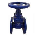 Задвижка чугунная с обрезиненным клином DN 600 PN 16 EPDM до 120 градусов РФ