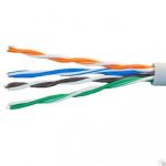 Кабель витая пара U/UTP кат.5e 4х2х24AWG solid CCA PVC сер. 305м (м) Net.on 01-0302 Кабель витая пара U/UTP кат.5e 4х2х24AWG solid CCA PVC сер. 305м (м) Net.on 01-0302
