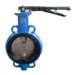 Затвор чугунный с чугунным диском и уплотнением NBR DN 150 PN 16 ручной, Seagull