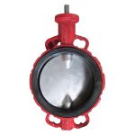 Затвор чугунный с нержавеющим диском и уплотнением EPDM DN 500 PN 16 шток, Seagull