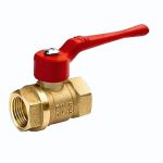 Кран латунный шаровой 11Б27п1 (46мм) DN 15 PN 16 (25), рычаг, муфта-муфта, БАЗ Кран латунный шаровой 11Б27п1 (46мм) DN 15 PN 16 (25), рычаг, муфта-муфта, БАЗ