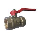 Кран латунный шаровой однотипный 11Б27п1 DN 50 PN 16, рычаг, муфта-муфта