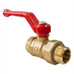 Кран латунный шаровой 11Б27фт1М DN 20 PN 16 рычаг, американка, Valfex Optima, VF.225 Кран латунный шаровой 11Б27фт1М DN 20 PN 16 рычаг, американка, Valfex Optima, VF.225