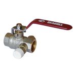 Кран латунный шаровой с краном Маевского 574FF DN 40 PN 16 рычаг муфта-муфта полный проход, Seagull Кран латунный шаровой с краном Маевского 574FF DN 40 PN 16 рычаг муфта-муфта полный проход, Seagull