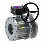 Кран стальной шаровой 11с41п DN 150/100 PN 16, фланцевый, 280мм, под задвижку, Breeze