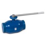 Кран стальной шаровой DN 200/150 PN 25, приварной, 430мм, с фланцем ISO, Temper