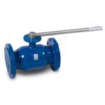 Кран стальной шаровой DN 200/150 PN 16, фланцевый, 450мм, с фланцем ISO, Temper Кран стальной шаровой DN 200/150 PN 16, фланцевый, 450мм, с фланцем ISO, Temper