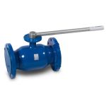 Кран стальной шаровой DN 200 PN 16, фланцевый, полный проход, 530мм, с фланцем ISO, Temper Кран стальной шаровой DN 200 PN 16, фланцевый, полный проход, 530мм, с фланцем ISO, Temper
