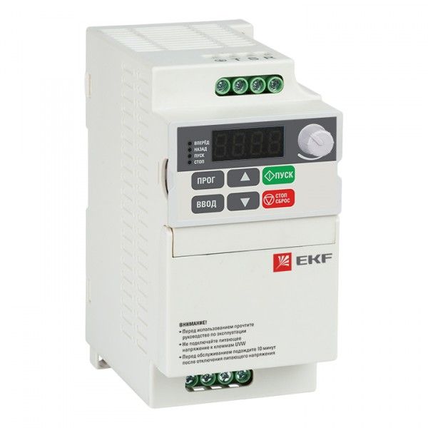 EKF Basic Преобразователь частоты 0,4кВт 1х230В VECTOR-75 compact