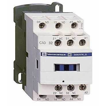 SE Auxiliary contactors Промежуточное реле 3НО+2НЗ, цепь управления 110В DC (CAD326FD)