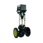 Клапан чугунный регулирующий 25ч945п DN 125 PN 16, фланцевый, с ST kv320 до 150 градусов, Арма-Пром Клапан чугунный регулирующий 25ч945п DN 125 PN 16, фланцевый, с ST kv320 до 150 градусов, Арма-Пром