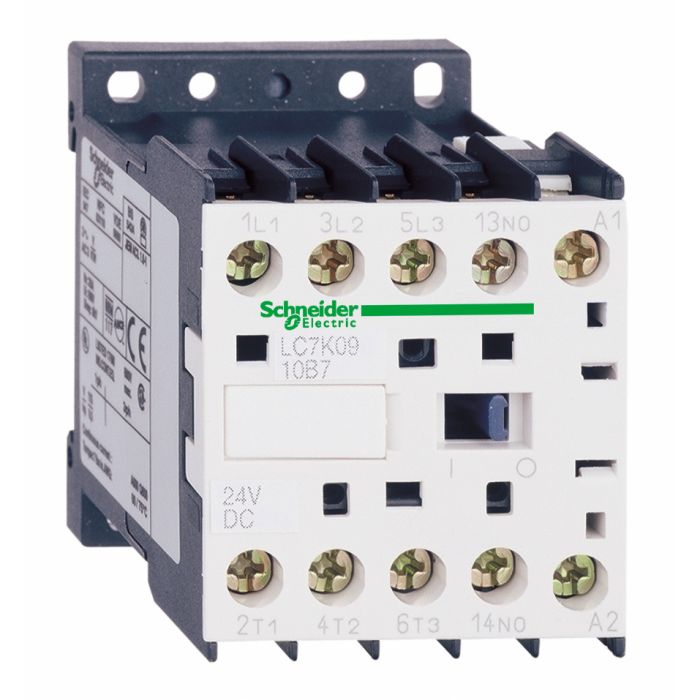 SE Contactors K Контактор бесшумный 3P, 9A, НЗ, 220V 50/60 Гц, зажим под винт