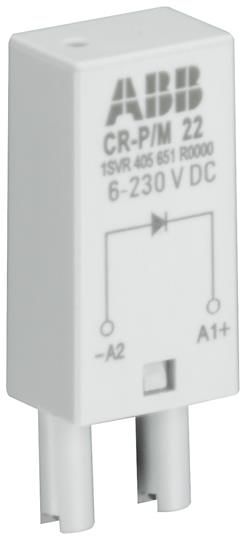 ABB Диод и светодиод зеленый CR-P/M-42CV 110-230B DC для реле CR-P, CR-M