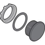 ABB Заглушка пластик. для постов MEP ABB Заглушка пластик. для постов MEP