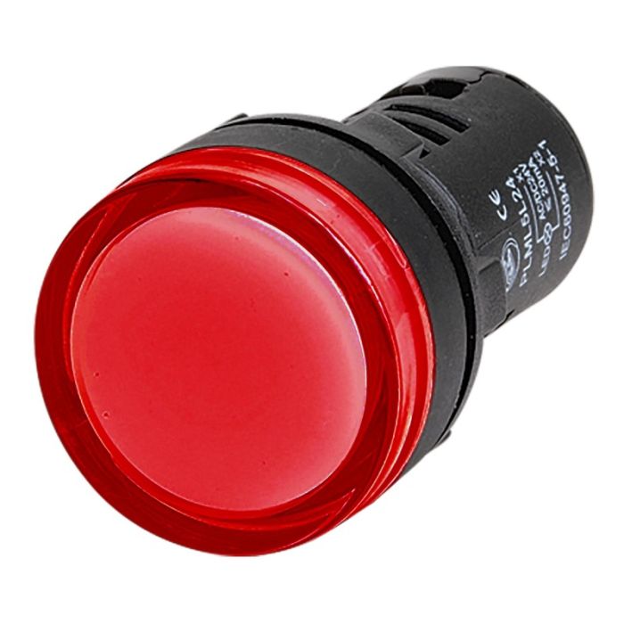 DKC Индикатор сигнальный со встроенным диодом 220В, красный