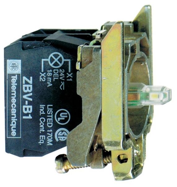 SE XB4 Корпус кнопки 22мм 240В с подсветкой ZB4BW0M31