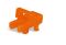 Wago блокировка для предотвращ. повтор. закрыт. полз защелкивающий тип, оранжевые 2006-7300