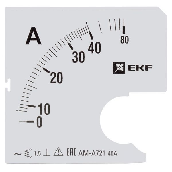 EKF PROxima Шкала сменная для A721 80/5А-1,5