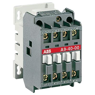 ABB Контактор A9-40-00 (9А AC3) катушка 24В AC