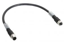 SE Шина ТМ7, прямой M12-B 4pin, Male-Female, 15м