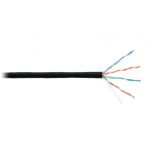 Кабель U/UTP 4 пары кат.5e (класс D) тест по ISO/IEC 100МГц ож BC (уп.305м) NIKOLAN NKL 4100C-BK