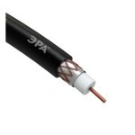 Кабель коаксиальный RG-6U 75Ом Cu/(оплетка Cu 64%) PE черн. (уп.305м) Эра Б0044605 Кабель коаксиальный RG-6U 75Ом Cu/(оплетка Cu 64%) PE черн. (уп.305м) Эра Б0044605