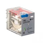 EKF Averes Реле промежуточное с кнопкой и механической индикацией RPAt 22/3 10A 24В DC EKF Averes Реле промежуточное с кнопкой и механической индикацией RPAt 22/3 10A 24В DC