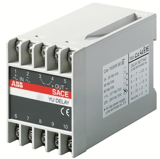 ABB Emax Устройство выдержки времени для реле минимального напряжения UVD 24/30V E1/6 T7-T7M-X1