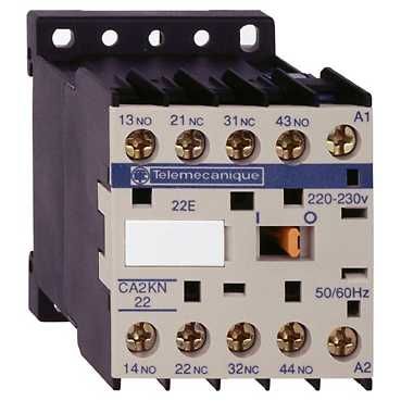 SE Auxiliary contactors Промежуточное реле 2НО+2НЗ, цепь управления 400В,50/60Гц