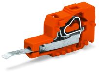 Wago Модуль тестового штекера с конт. Stu шаг 5.08 мм / 0.2 дюйма, оранжевые 231-128
