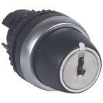 Legrand Osmoz Гол.ключ 455, черная ручка, 3п с возвр.с 2 сторон в 0.45град (1-0 извл.-2)