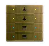 ABB KNX Латунь античная Сенсор 4/8-кл. 6127/02-840-500 ABB KNX Латунь античная Сенсор 4/8-кл. 6127/02-840-500