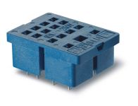 Finder Розетка для монтажа на плате для реле 55.32, 55.34; в комплекте металлическая клипса 094.51