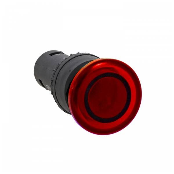 EKF PROxima Кнопка SW2C-MD красная с подсветкой NC 24В Грибок