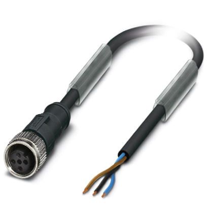 Phoenix Contact SAC-3P-10,0-PVC/M12FS BK Кабель для датчика / исполнительного элемента