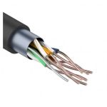 Кабель витая пара F/UTP кат.5e 4х2х24AWG solid CU PE OUTDOOR черн. 305м (м) Rexant 01-0146 Кабель витая пара F/UTP кат.5e 4х2х24AWG solid CU PE OUTDOOR черн. 305м (м) Rexant 01-0146