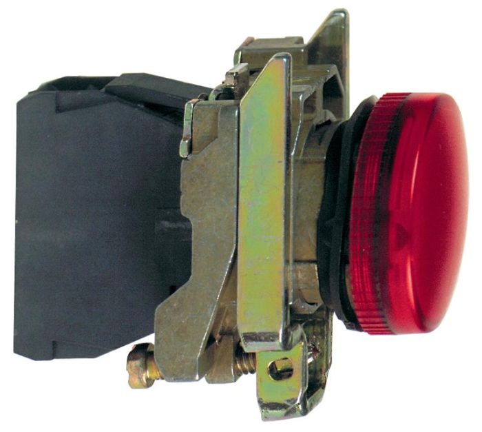 SE XB4 Лампа сигнальная красная с подсветкой 22мм 48-120В