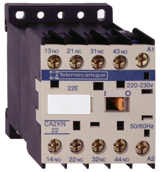 SE Auxiliary contactors Промежуточное реле 3НО+1НЗ, цепь управления 230В 50/60Гц, винтовой зажим