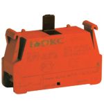 DKC Блок контактный с клеммным безвинтовым зажимом, нормально-замкнутый